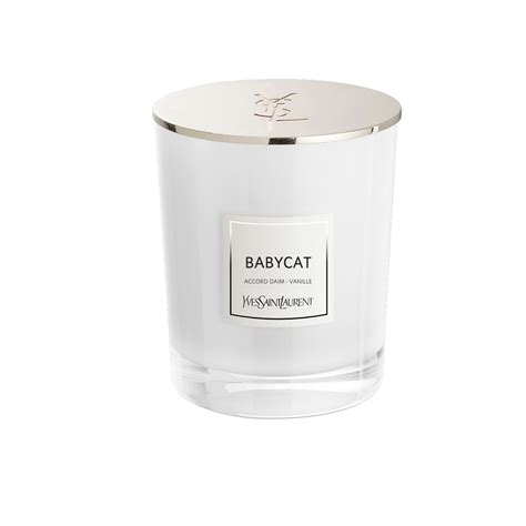 ysl heel candle|YSL babycat candle.